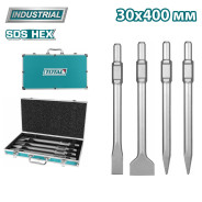 Набор зубил SDS-hex   (4 шт)TOTAL TAC0304375