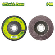 Круг лепестковый 125x22,2 мм P80  DYLLU DTYL2303