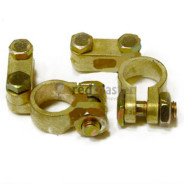 Клеммы для АКБ  (2шт) (латунь)  KINGTOOL BT-8/9 103G