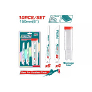 Набор полотен для сабельной пилы   (10 шт.)TOTAL TAC521002