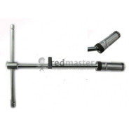 Ключ свечной 3/8", с шаровым карданом,12-гран. L=300мм S=16мм  ...Force 807330016B