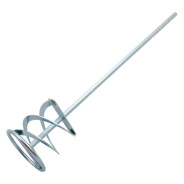 Миксер для красок и штукатурных смесей,80 х 400 мм,оцинкованный,шестигранный хвостовик 8 мм  ...DENZEL 848447