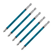 Набор бит PH2 х127, сталь S2, 5шт.  Gross 11202