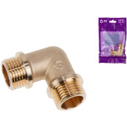 Колено 1/2" нар.-нар. с ограничителем  AV Engineering AVE307009