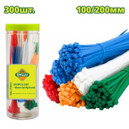 Хомут-стяжка кабельный 100х200мм   (300 шт)DYLLU DTTE87521