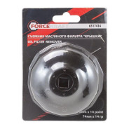 Съемник масляного фильтра "крышка" 74ммх14гр  FORCEKRAFT FK-6317414