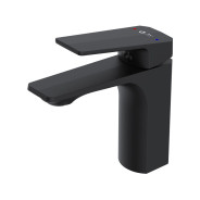 Смеситель для умывальника (Lt) D35, серия WIN (black)  AV Engineering AVWIN1-BL165-110