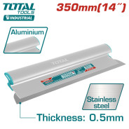 Шпатель-правило нерж. с алюм. ручкой 350 мм  TOTAL THSCL01401