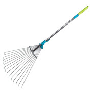 Грабли веерные стальные, 190-600х790-1620 мм ,15 зубьев, раздвижные,стальной черенок, LUXE PALISAD ...PALISAD HOME 61787