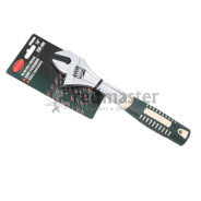 Ключ разводной с прорезиненной рукояткой 12"-300мм (захват 35мм),  ...Rock FORCE RF-649300E