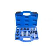 Набор для снятия шкивов генераторов 18пр(1/2":М10х140,М10х110,Т50х110мм;3/8":М10х90мм;10мм...Forsage F-922G3