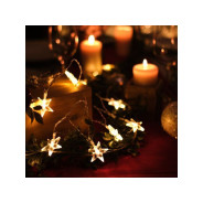 Гирлянда светодиодная <Звездочки> 1.5 м, 10 LED, прозрачный ПВХ, теплый белый (Применяется для... NINGBO JIA SHE TRADING CO.,LTD. (Китай) 303-091