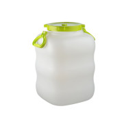Бак для жидкостей пластмассовый с крышкой и ручками 40л  ...IDEA М6003
