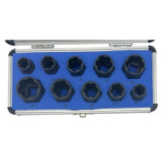 Головки под сорванные грани 9-19мм. 3/8" (набор 10пр.) 42CrMo  ...H-D HD-06031