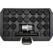 Набор головок для секретных колесных болтов BMW, 22пр. (размерный номер 41-60), в кейсе  ...YATO YT-060303