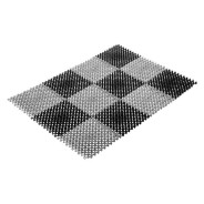 Коврик придверный, 42х56 см, "Травка", черно-серый, VORTEX  ...ВОРТЕКС 23005