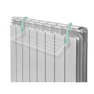 Сушилка для белья на батарею,  2.1м, ширина 45см, цвет белый  ...NIKA СБ5-45П/Б