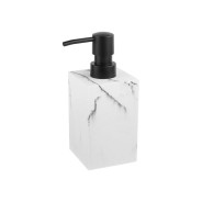 Диспенсер для мыла MARBLE, белый (71х71х172 mm)  PERFECTO LINEA 35-000001