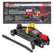 Домкрат подкатной гидравлический 2т (h min 130мм, h max 340мм)  FORCEKRAFT FK-TA820012