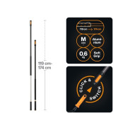 Черенок алюминиевый телескопический М 119-174см OneClick  FISKARS 1080671