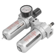 Блок подготовки воздуха (фильтр-регулятор + лубрикатор) 1/2"  ...FORCEKRAFT FK-AFRL804