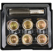 Набор для ремонта резьбы к масляному поддону M17х1,5мм (6пр.)  ...YATO YT-17573