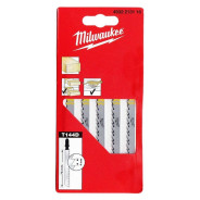 Пилка к лобзику T144D (5 шт / HCS / 75 мм / дерево) MILWAUKEE Milwaukee 4932213116