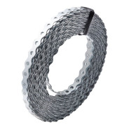 Лента перфорированная вентиляц., "волна", 0.55 мм, LP VLN 1.2 см х 25 м, цинк  ...Сибртех 46552