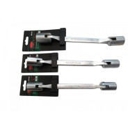 Ключ торцевой шарнирный двухсторонний 10х11мм на пластиковом держателе  ...Rock FORCE RF-7521011