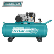 Компрессор масляный ременной,  3 кВт, 1035 об / мин,  200 л,  TOTAL TC1402002