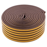 Уплотнитель резиновый, 24 м, профиль "P", коричневый  ...Сибртех 88902