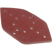 Шлифлист 208x110mm дельта Р60 для виброшлифмашины SS 1920  WORTEX SP20860P19