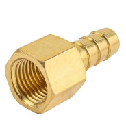 Штуцер пневматический внутр. резьба 1/4"- "елочка" 8мм  ...Forsage F-FFH04/05