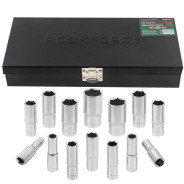 Набор головок глубоких 14пр. 1/2" в мет.кейсе RockFORCE Rock FORCE RF-4143-5 Black