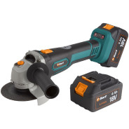 Углошлифмашина аккумуляторная, 18 В, 125 мм,  4000- 9000 об.мин. 2АКБ 4,0 А/ч,  BWS-18Li-125...Bort 93722340
