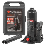 Домкрат бутылочный гидравлический 5т с клапаном (h min 195мм, h max 395мм) в кейсе  ...Forsage F-T90504S(DS)