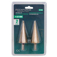 Набор сверл ступенчатых 4-32мм  Rock FORCE RF-44730C