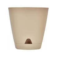 Горшок для цветов с прикорневым поливом, 2.5 л., Amsterdam, молочный шоколад  ...INGREEN ING6200МШОК
