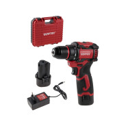 Аккум. дрель-шуруповерт BD 1213-1 Dli в чем. 12 В,  2АКБ 2,0 А/ч, 40 Н*м, БЗП 10 мм,   ...WORTEX 2329019