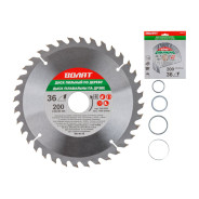 Диск пильный 200х32/30 мм. 36 зуб. по дереву (твердоспл. зуб)  ВОЛАТ 88140-36