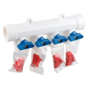 Коллектор с шар. краном универс. PPR 32х20/4, РТП  РосТурПласт 28202