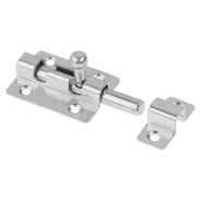 Шпингалет 40 мм, белый цинк,  STARFIX SMP-45718-1
