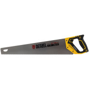 Ножовка по дереву, 500 мм, 11 TPI, зуб 3D, двухкомпонентная рукоятка  ...DENZEL 24148