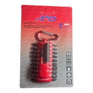 Биты ударные с битодержателем 1/4", S2, набор 22 предмета  ...H-D HD-04612