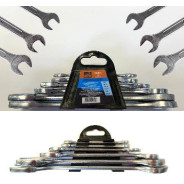 Ключи рожковые, набор 6пр. (6х7 - 22х24 мм.)  ISMA 5067