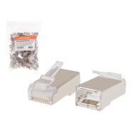 Разъем (джек) компьютерный RJ-45 F/UTP 8P8C CAT 5e (100 шт.)  ЮПИТЕР JP7308
