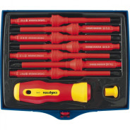 Отвертка диэлектр. до 1000 В, 9 пред. 7 жал, PH + SL + Torx + SP + TW, CrV, 2к рукоятка  ...Сибртех 12938