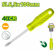 Отвертка шлицевая SL6,5 100мм  DYLLU DTSD3964