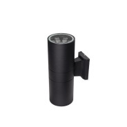 Светильник фасадный PWL-300110/30D 2x9w 6500K BL (черный) (светодиодный,  1620 Лм)  ...JAZZWAY 2857927B