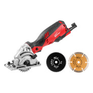 Циркулярная пила HS 2865, 650 Вт, 89х10 мм, пропил до 28 мм + 3 пильных диска  ...WORTEX HS286501126